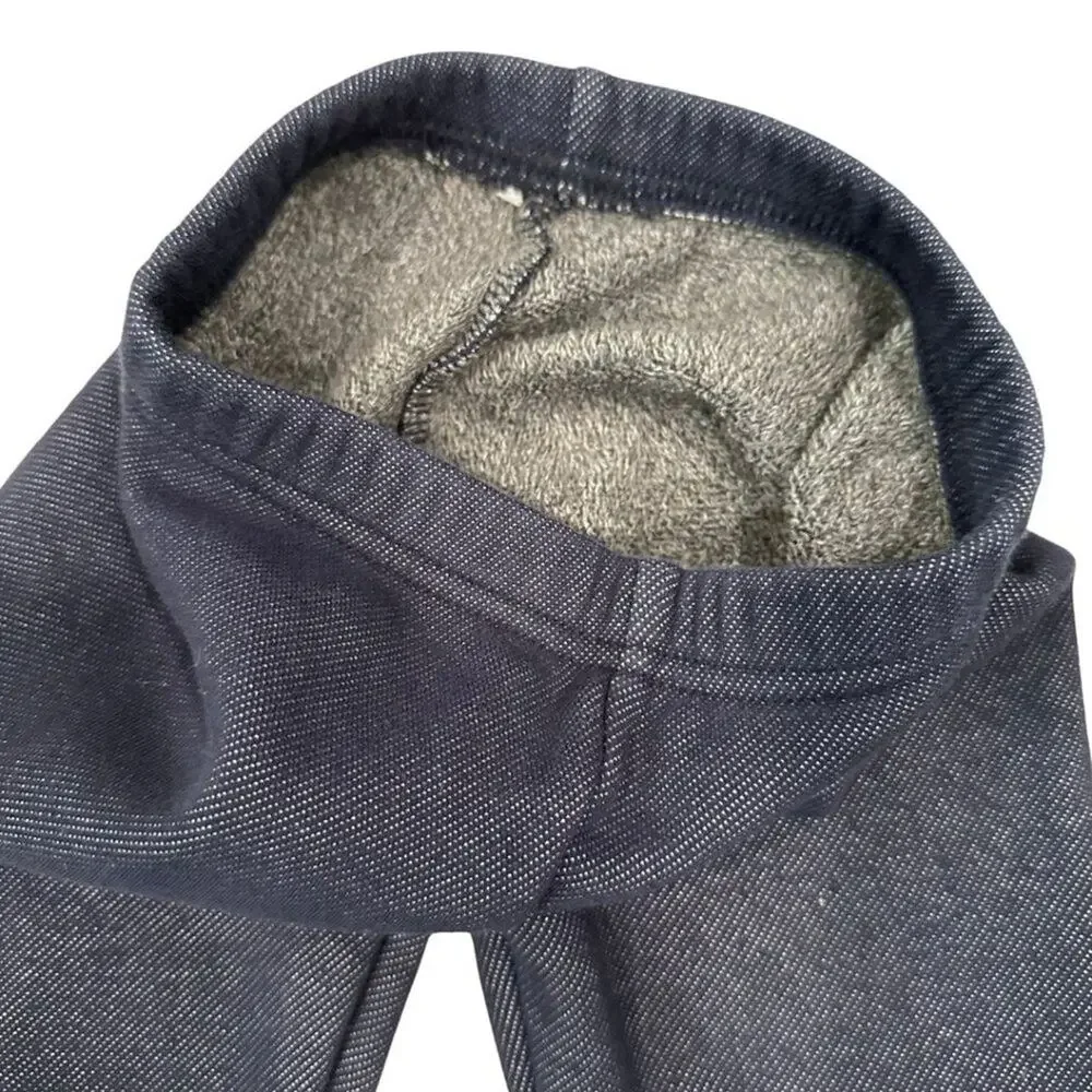 GAP Kids Sherpa-Lined Leggings Denim 3T